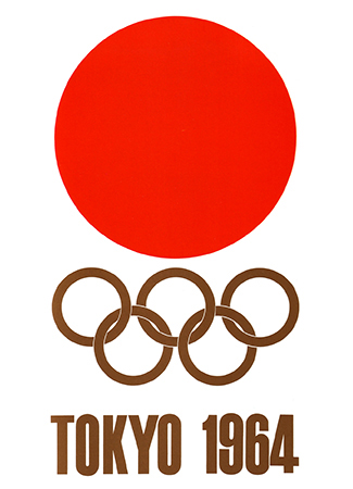 Olympics logo Tokyo Japan 1964 summer
